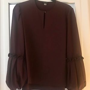 Fabulous Tahari ALS blouse with dramatic sleeves